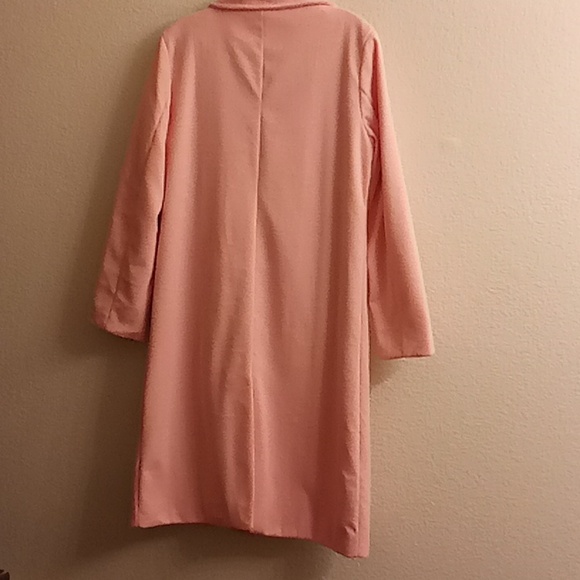 NEW RVHSWDS Party Festival Office Career Size XL Light Pink Color Pea Coat HMBC - Picture 2 of 13